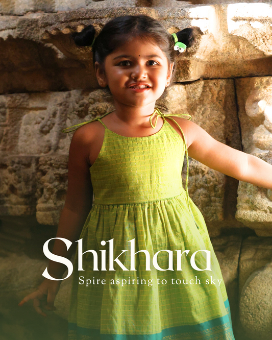 Shikhara - Luxury Gadwal Dress for Girls