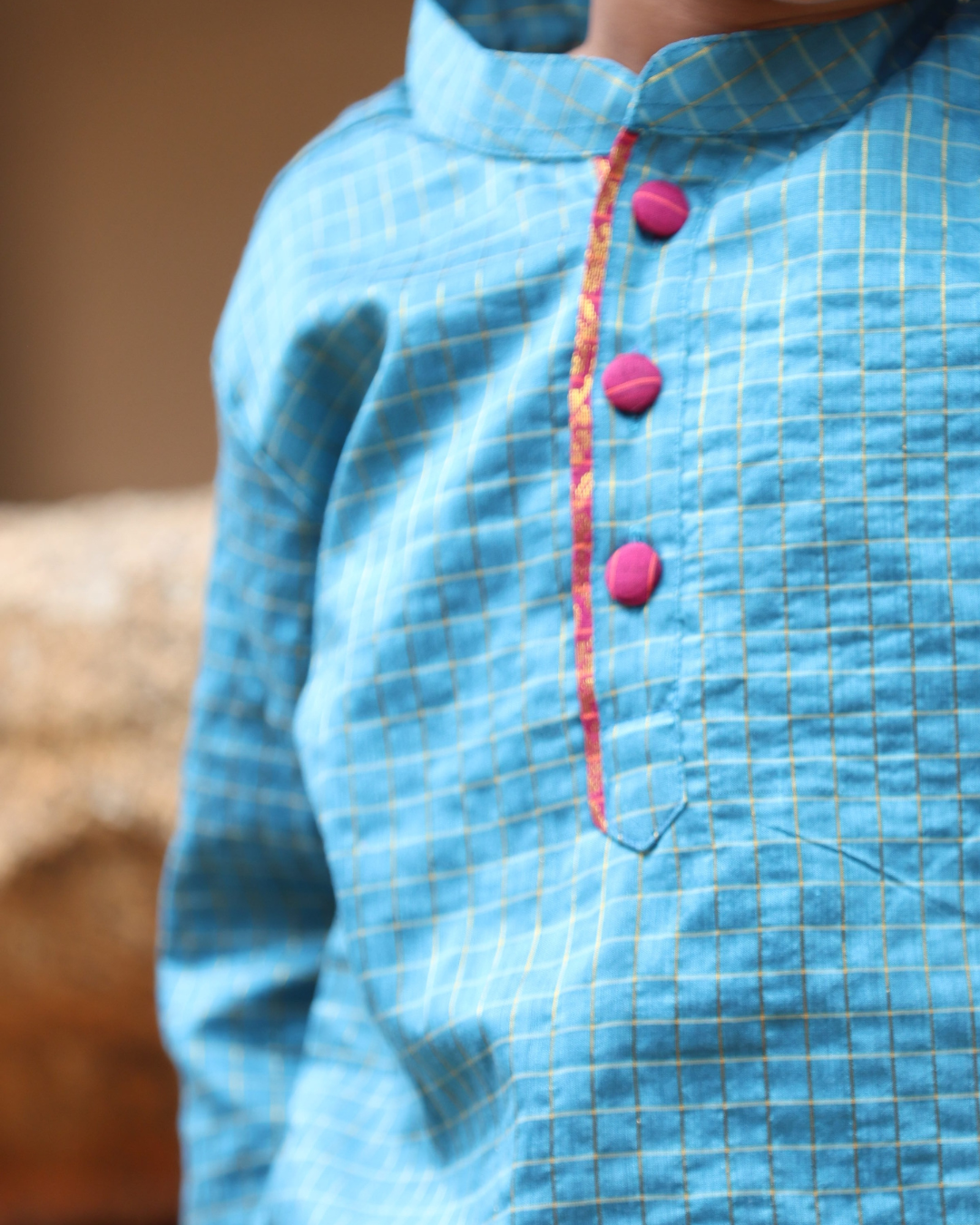 Antarala - Luxury Gadwal Kurta for Boys