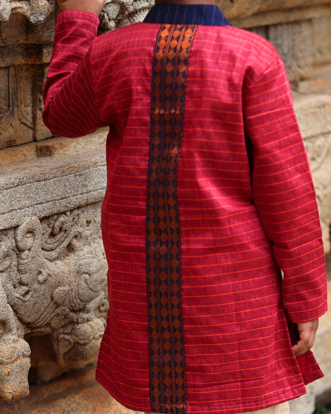 Vesara - Luxury Gadwal Kurta for Boys