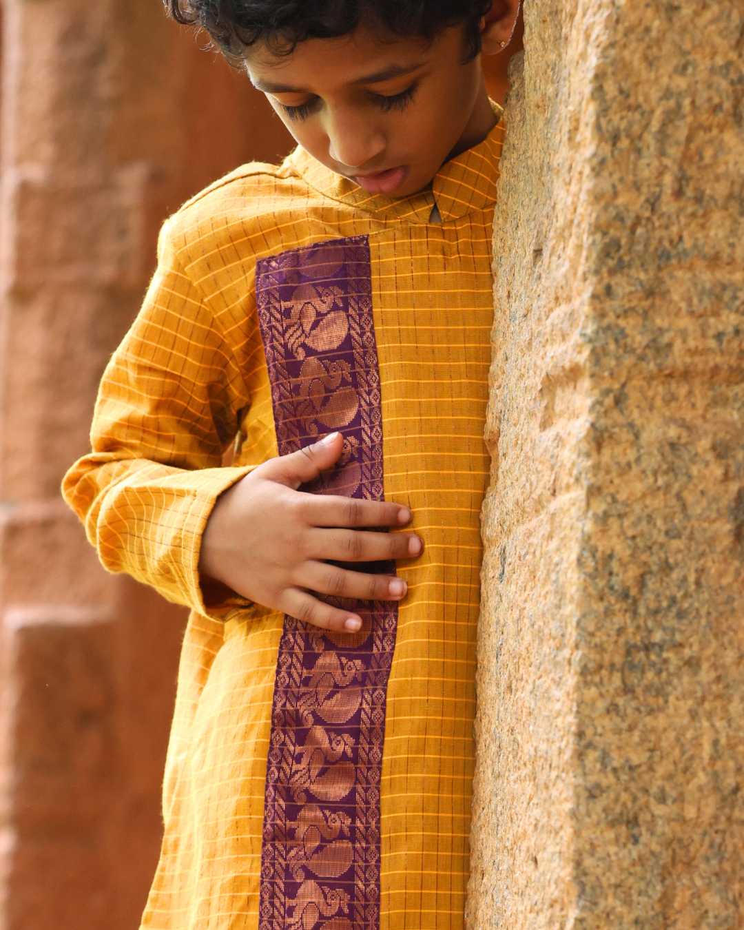 Torana- Luxury Gadwal Kurta for Boys