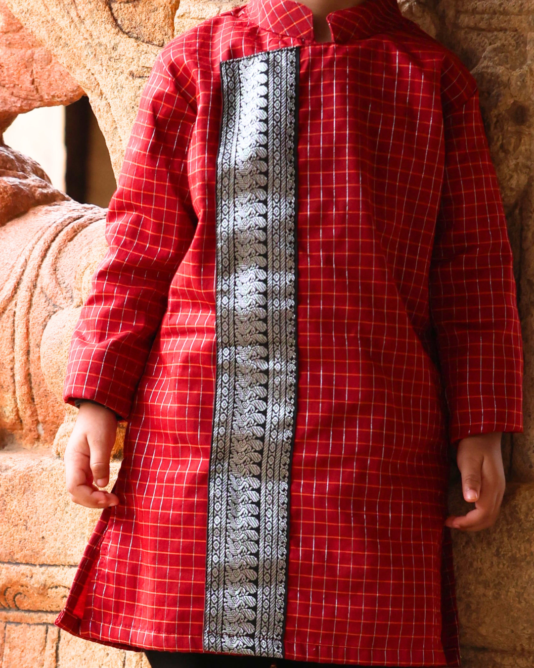 Mithuna - Luxury Gadwal Kurta for Boys