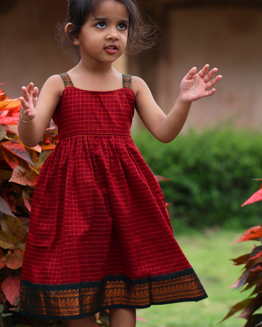Thirta - Luxury Gadwal Dress for Girls