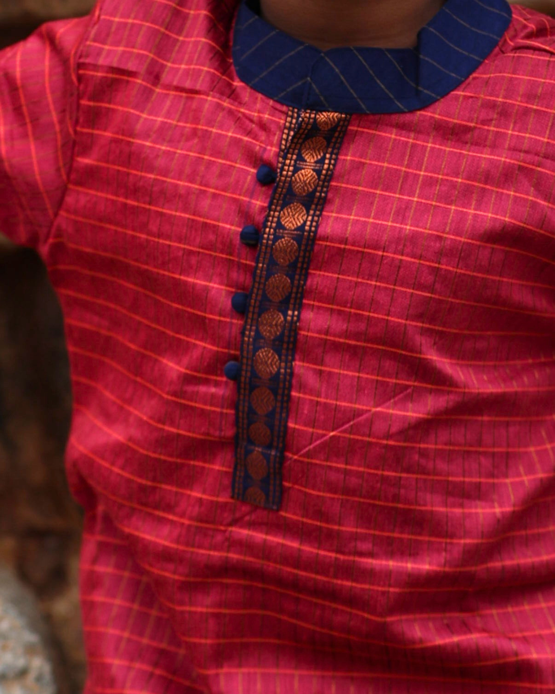 Vesara - Luxury Gadwal Kurta for Boys
