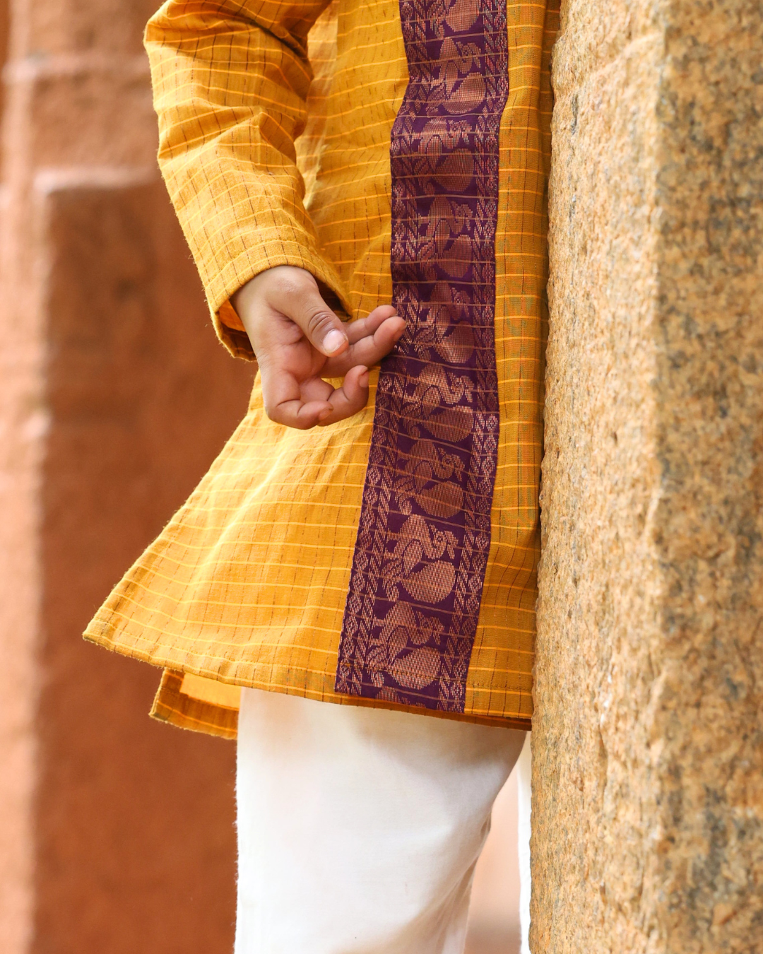 Torana- Luxury Gadwal Kurta for Boys