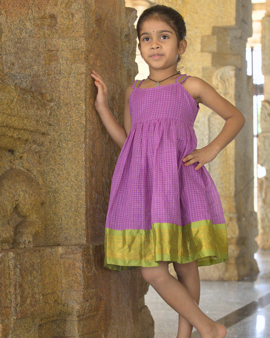 Chandrika- Luxury Gadwal Dress for Girls