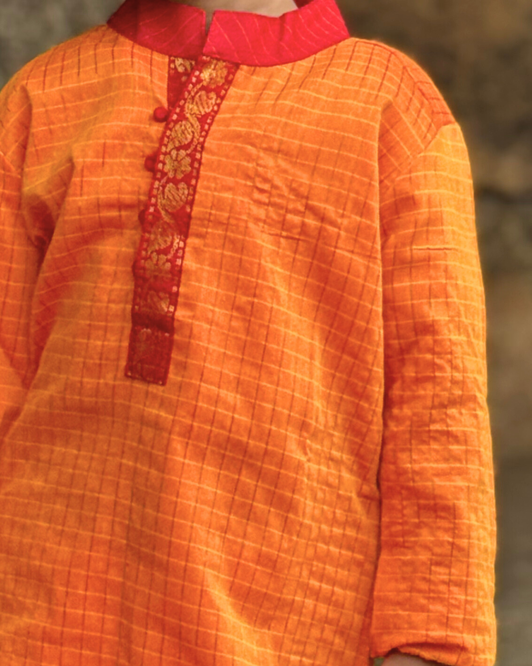 Kumudha- Luxury Gadwal Kurta for Boys