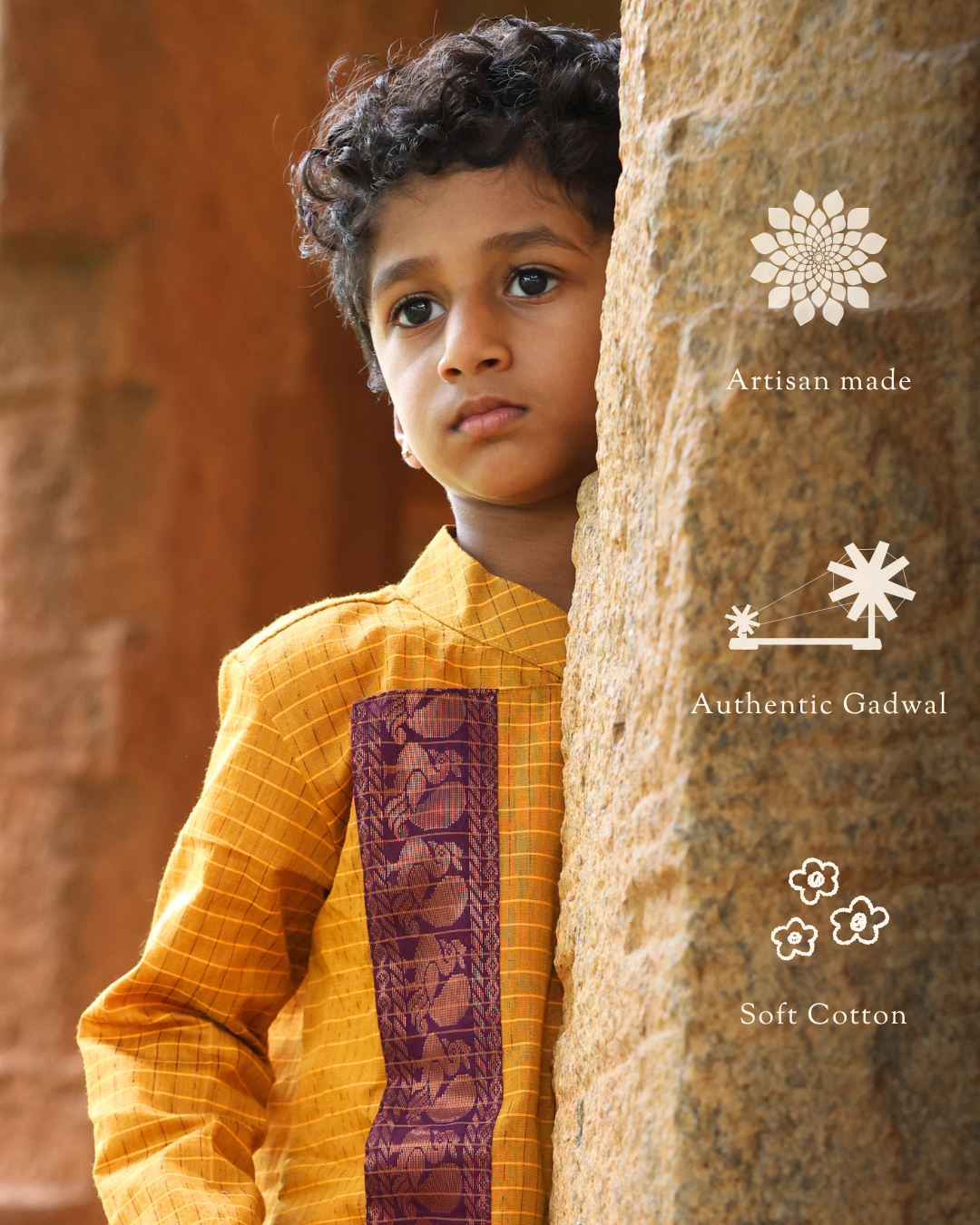 Torana- Luxury Gadwal Kurta for Boys