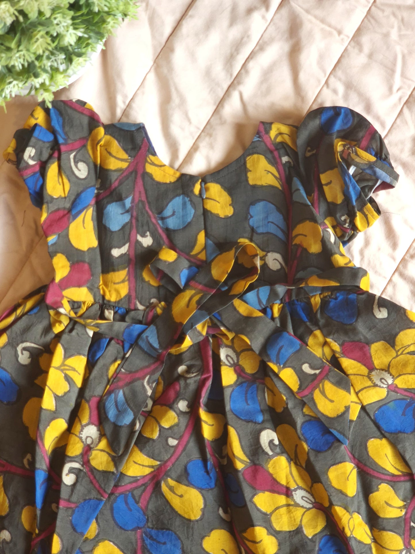 GOMEDIKAM | Hand-painted Kalamkari Dress