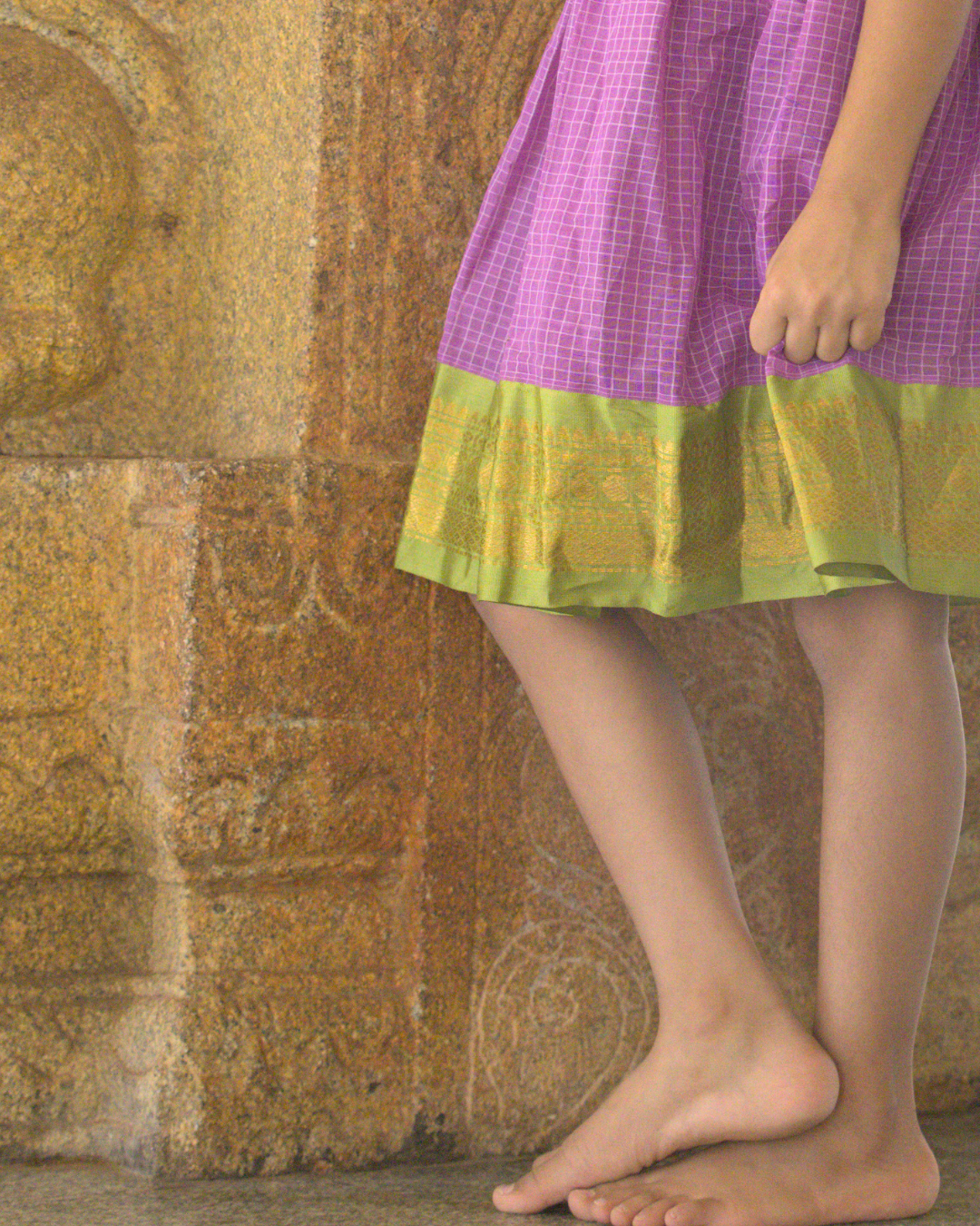 Chandrika- Luxury Gadwal Dress for Girls