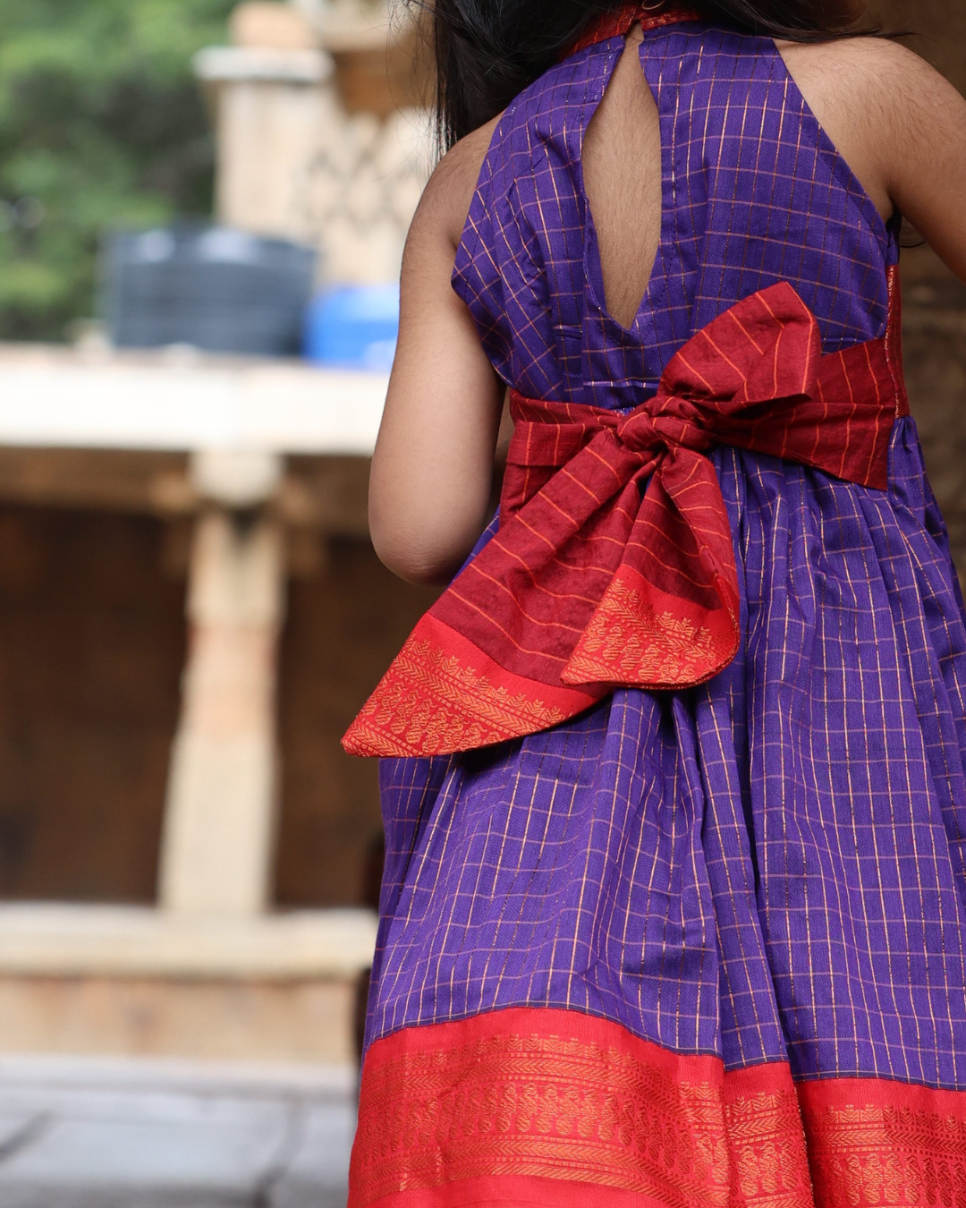 Kalasha - Luxury Gadwal Dress for Girls