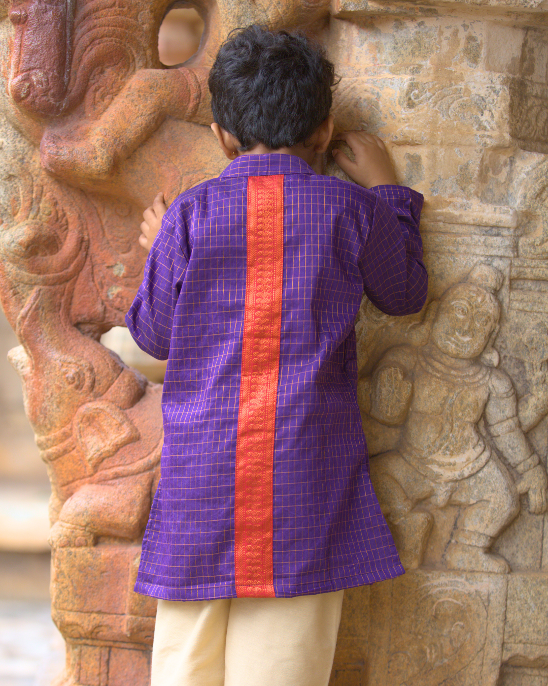 Kalasha - Luxury Gadwal Kurta for Boys