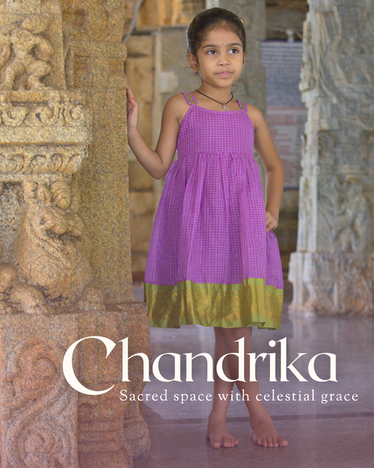 Chandrika- Luxury Gadwal Dress for Girls