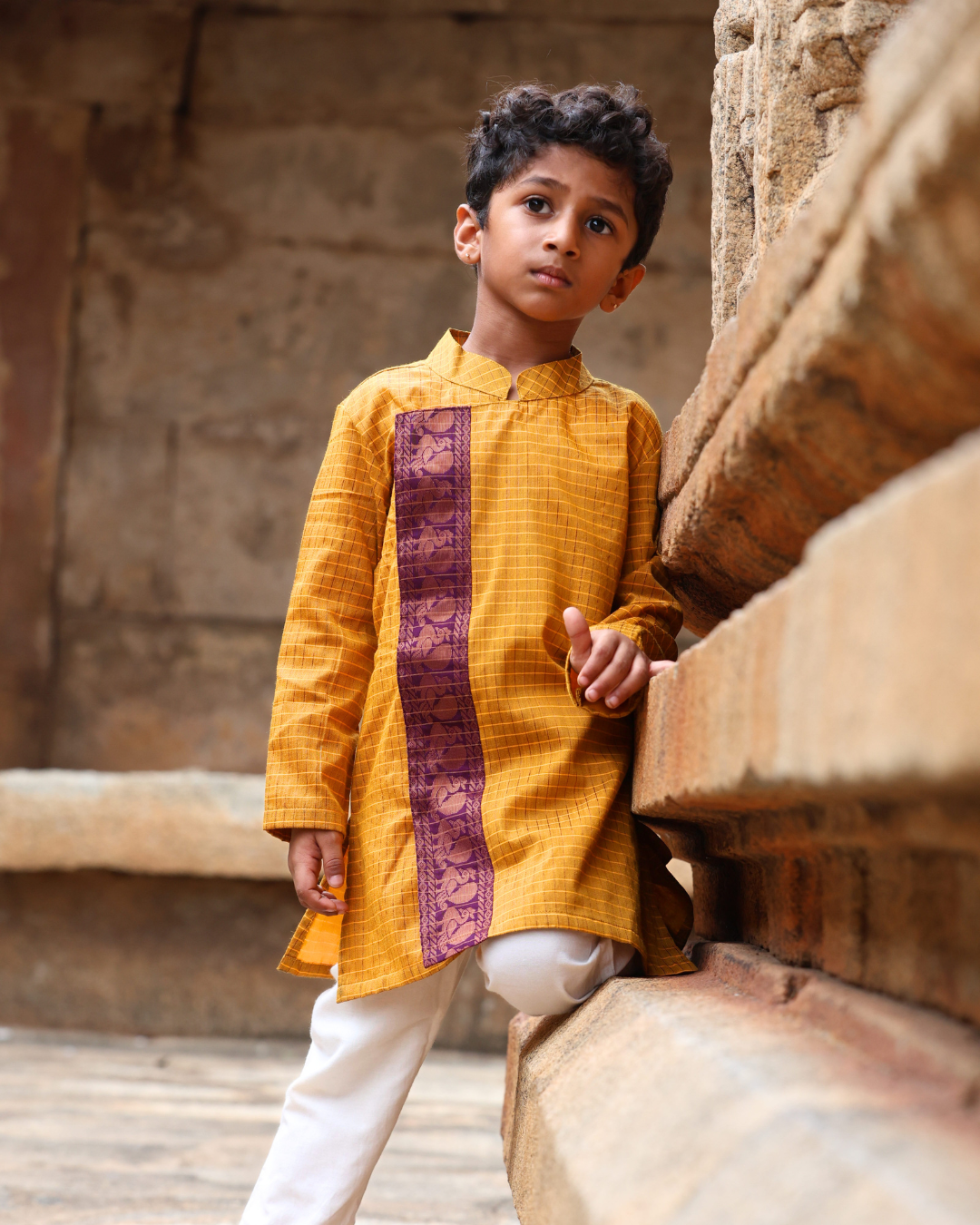 Torana- Luxury Gadwal Kurta for Boys