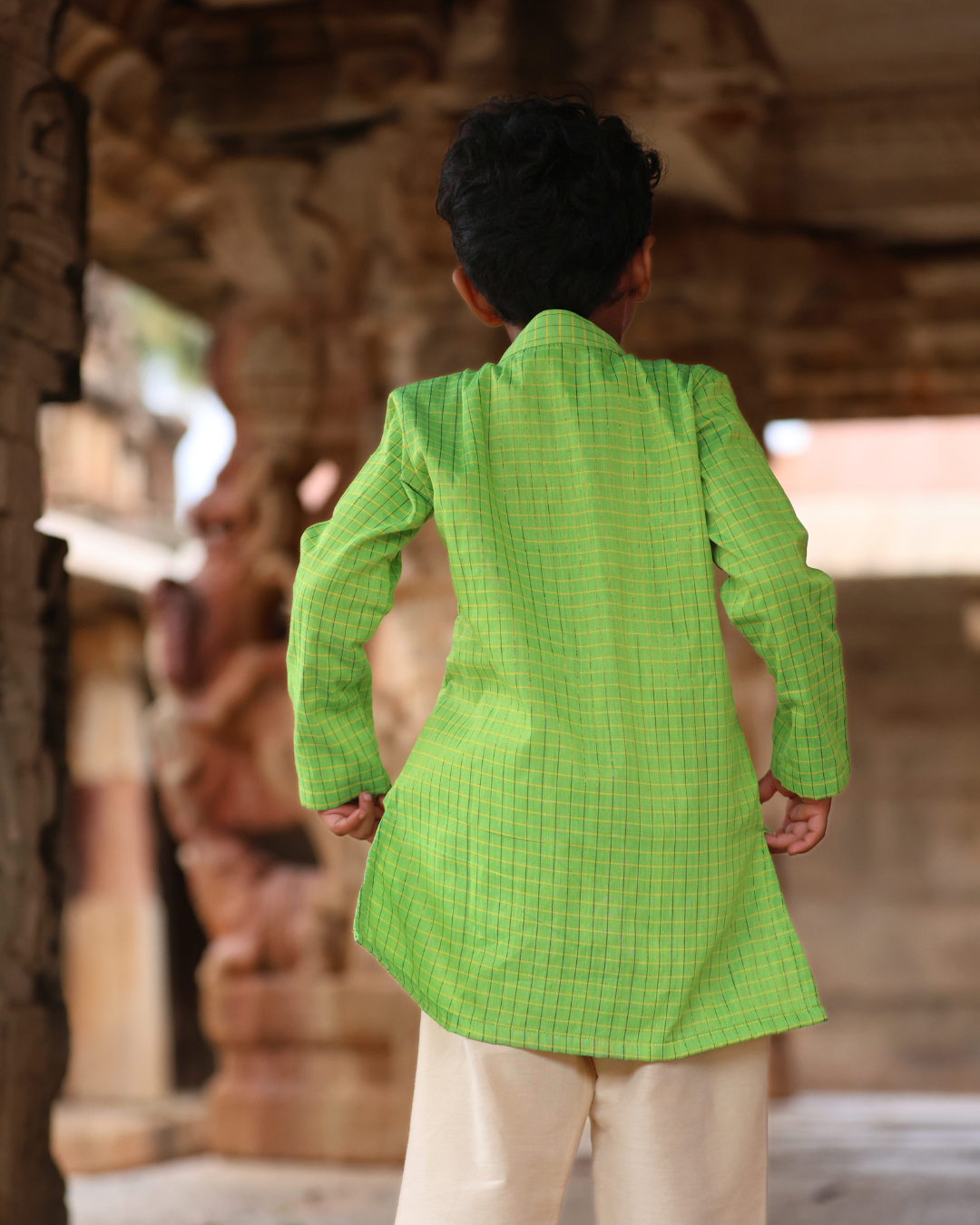 Shikhara- Luxury Gadwal Kurta for Boys
