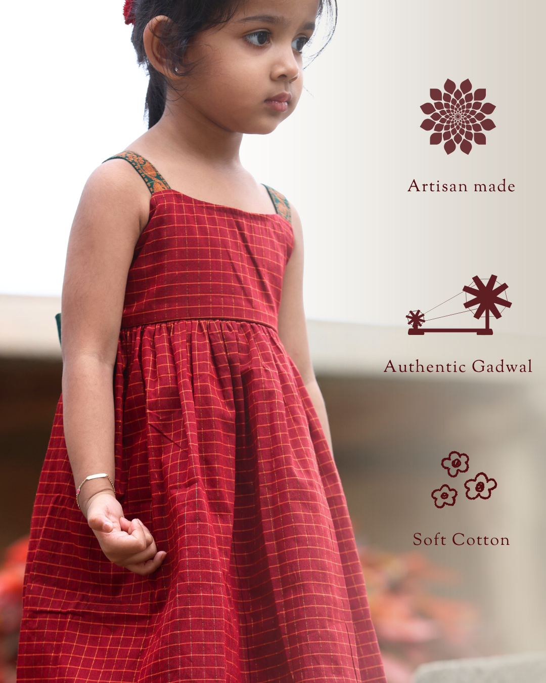 Thirta - Luxury Gadwal Dress for Girls