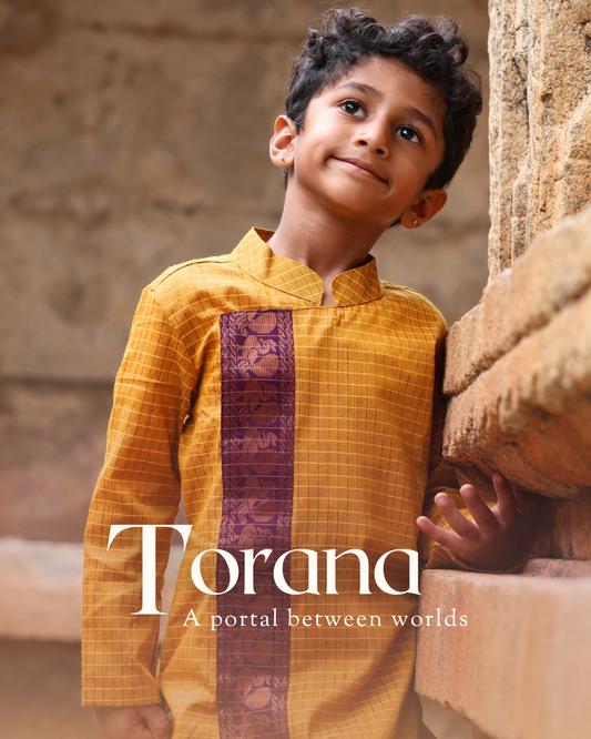 Torana- Luxury Gadwal Kurta for Boys
