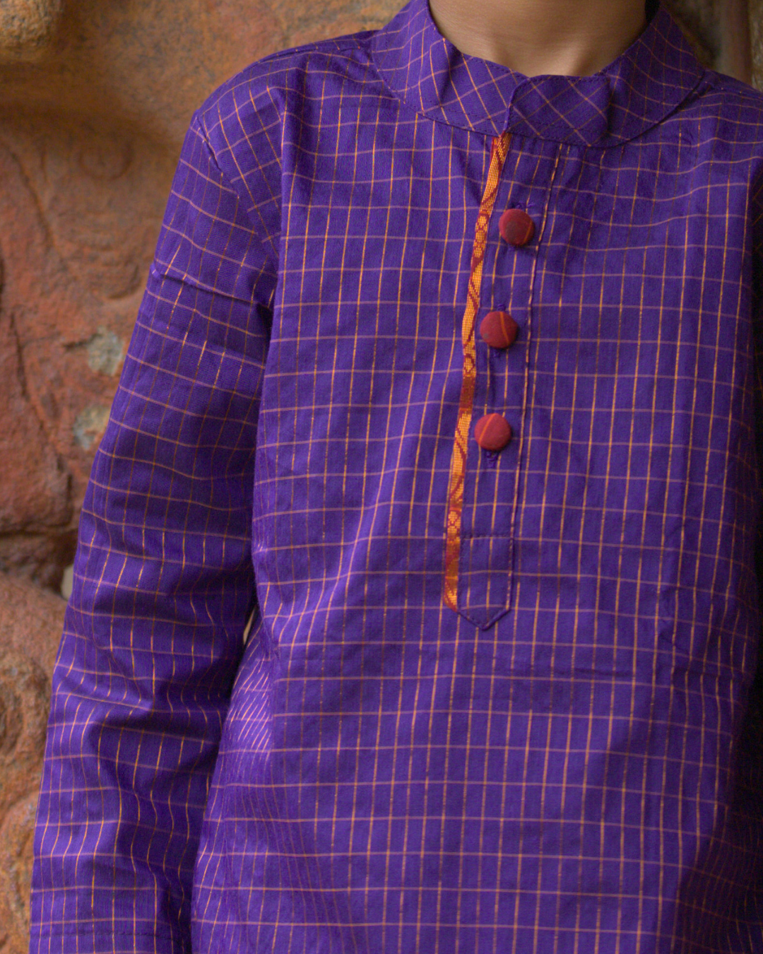 Kalasha - Luxury Gadwal Kurta for Boys